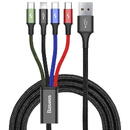 Baseus Baseus Fast USB cable 4in1 USB-C / Lightning / 2x Micro 3,5A 1,2m (black)