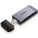 UGREEN USB Adapter 4 in1 card reader SD + microSD (silver)