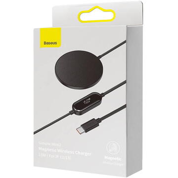 Baseus Simple Mini2 15W, negru