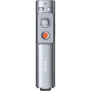 Baseus Baseus Orange Dot Multifunctionale remote control for presentation, with a laser pointer - gray