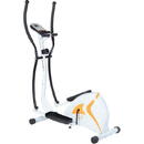 Bicicleta fitness eliptica H2205, volanta 6 kg, greutate maxima utilizator 120 kg, alb