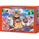 Castorland Puzzle 500 Kittens with Flowers CASTOR