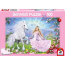 Schmidt Spiele Puzzle Księżniczka i jednorożec