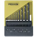 Set 10 burghie HSS, DIN 338, 0.3 - 3.2mm, Proxxon 28874