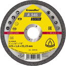 KLINGSPOR Disc de taiere KLINGSPOR A 346 Extra, plat, pentru inox, otel, aluminiu, 115mmx1,6mm