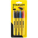 Stanley Stanley STHT81391-0, set 4 markere cu varf subtire, blister