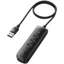 UGREEN UGREEN CM416 4in1 USB to 4x USB adapter 0.25m (black)