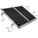PNI Kit de montaj pe acoperis tabla PNI pentru 2 panouri fotovoltaice
