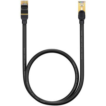 Baseus Ethernet RJ45, 10Gbps, 1m network cable (black)