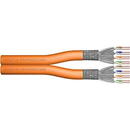 DIGITUS Digitus Professional Cat7 S/FTP installation cable duplex, Dca (orange, 500 meter drum)