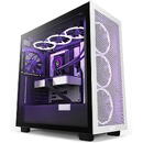NZXT NZXT H7 Flow Iconic tower case, tempered glass, black/white - window