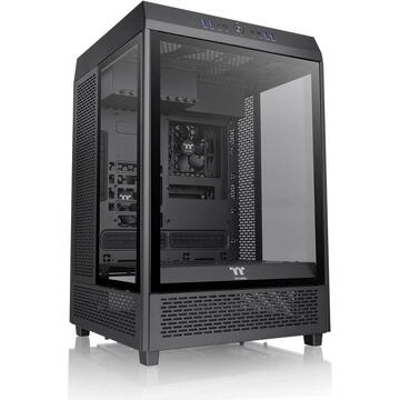 Carcasa Thermaltake The Tower 500 black, tower case (black, tempered glass)