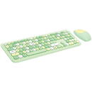 MOFII Wireless keyboard + mouse set MOFII 666 2.4G (Green)