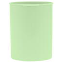 DONAU Suport plastic, cilindric, pentru instrumente de scris, D78mm, H-10cm, DONAU Life - verde pastel