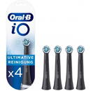 ORAL-B Oral-B iO Ultimate Clean Tooth Brush Heads, 4 pcs, Black