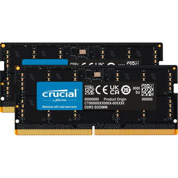 Memorie laptop Crucial D5S DDR5 64GB 4800MHZ CL40  Dual-Kit