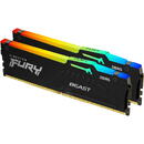 Kingston FURY Beast RGB, 64GB, DDR5-4800MHz, CL38, Dual Channel