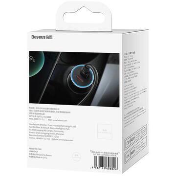 Baseus Golden Contactor Pro, 2x USB-C, 40W, gri inchis