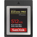 Sandisk CFExpress 512GB Extreme PRO 1.4 / 1.7G