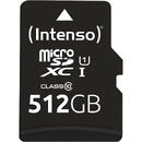 Intenso UHS-I Performance 512 GB microSDXC, memory card (black, UHS-I U1, Class 10)