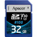 Apacer Apacer R100 32 GB SDHC memory card (blue, UHS-I (U3), Class 10, V30)
