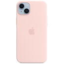 iPhone 14 Plus Silicone MagSafe - Chalk Pink