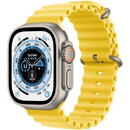 Apple Watch Ultra GPS + Cellular 49mm Titanium Case with Ocean Band - Yellow