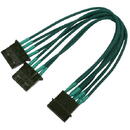 Nanoxia Nanoxia 4-Pin Molex Y-cable 20cm green