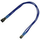 Nanoxia Nanoxia 3-Pin Molex extension cable 30cm blue