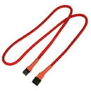 Nanoxia Nanoxia 3-Pin Molex extension cable 60 cm red