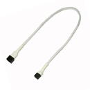 Nanoxia Nanoxia 3-Pin Molex extension cable 30 cm white