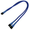 Nanoxia Nanoxia 3-Pin Molex Y-cable 30 cm blue