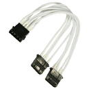 Nanoxia Nanoxia 4-Pin Molex Y-cable 20cm white