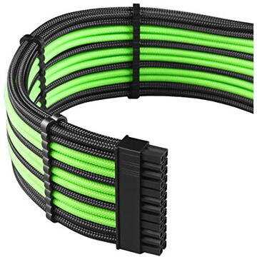 CableMod PRO C-Series Kit RMi,RMx black/green - ModMesh