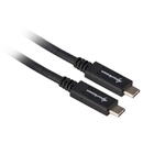 Sharkoon Sharkoon USB 3.1 Cable C-C - black - 1m
