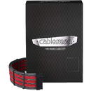 CableMod PRO ModMesh RT-Series Cable Kit, cable management (carbon / red, 13 pieces)