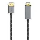 Video Cable, DisplayPort Plug - HDMI™ Plug, Ultra-HD 4K@60 Hz, Alu, 1.50 m