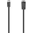 USB-C Cable, USB-C Plug – Micro-USB Plug, USB 3.2 Gen 1, 5 Gbit/s, 0.75 m