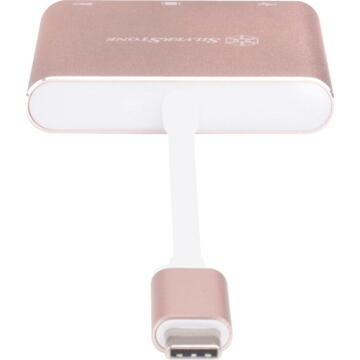 Silverstone Technology SilverStone Adapter SST-EP08P Type-C (pink / white)