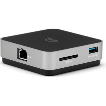 OWC USB-C Travel Dock E grey / black - 6 ports, 100W