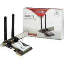 Inter-Tech Inter-Tech DMG-33 Wi-Fi 5 PCIe Ad.-1300M - 88888153
