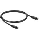 Delock DeLOCK cable USB4 40Gbps coaxial 0.8m bk - 86979