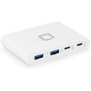 Dicota USB-C Portable Hub 4-in-1 white D31731