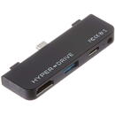Hyper Hyper Drive 4-in-1 USB-C Hub, Docking Station (Dark Gray)
