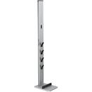 Xavax Base Organiser for Battery-powered Vacuum Cleaners, 29.5 x 22 x 128 cm, si