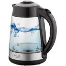 Adler AD 1285 Kettle, Electric, Power 2200W, Capacity 1.7 L, Glass, Grey