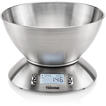 Cantar de bucatarie Tristar KW-2436 Kitchen scale, Stainless steel