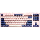 DUCKY One 3 Fuji TKL Gaming Keyboard, Cherry MX Silent Red, Layout US,Roz, USB, Cu fir