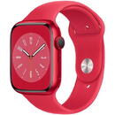 Watch 8 Cell 45mm Alu (PRODUCT)RED/RED Sport Band