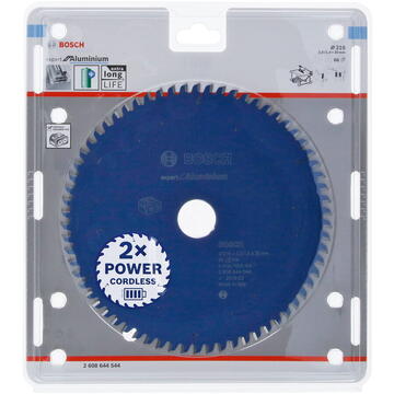 Bosch Disc Expert for Aluminium 216x30x66T special pentru circulare cu acumulator